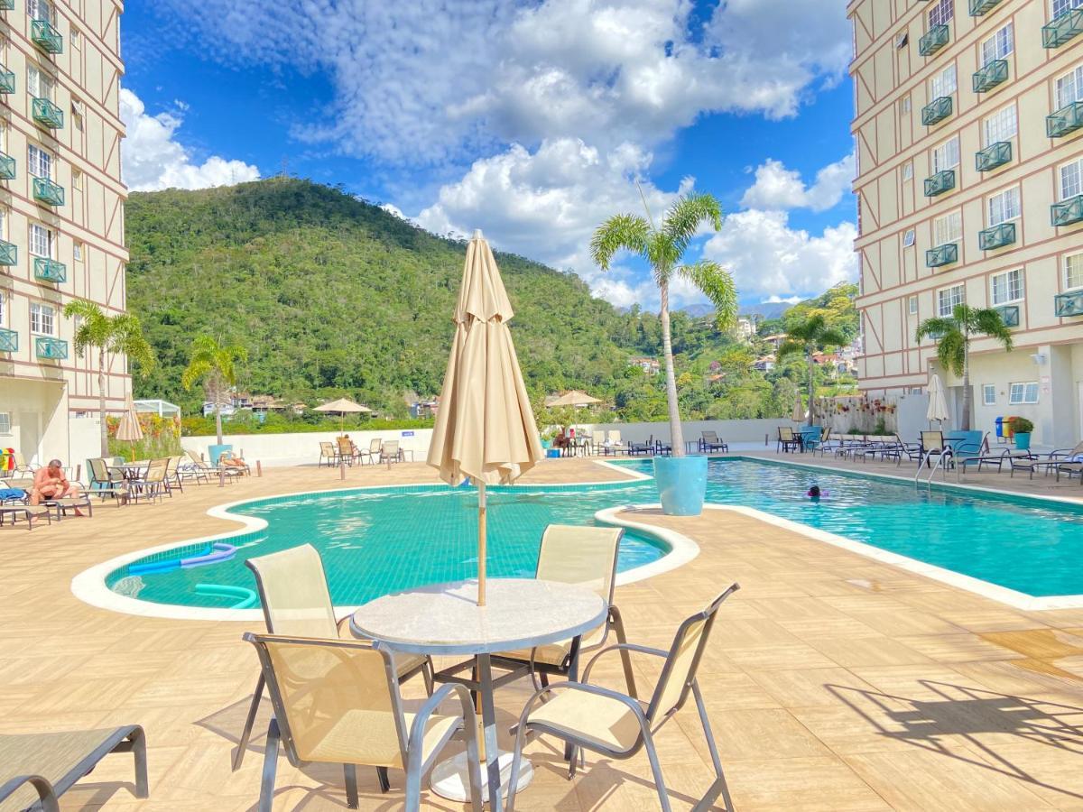 公寓 Flat 217 Granja Brasil - Com Piscina Em Itaipava