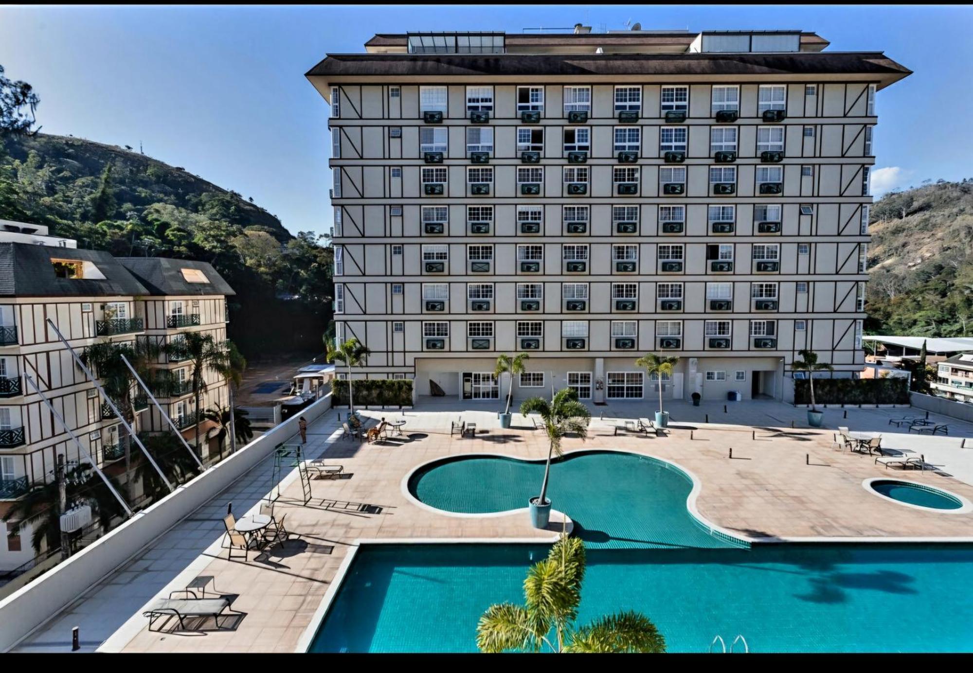 公寓 Flat 217 Granja Brasil - Com Piscina Em Itaipava